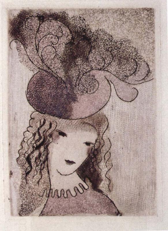 Marie Laurencin Roseal hat China oil painting art